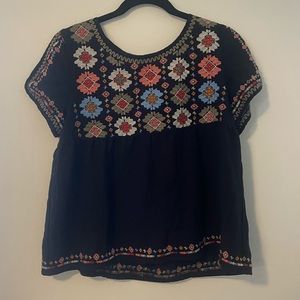 Babydoll Colorful Embroidery